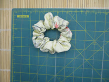 Load image into Gallery viewer, Silk Kimono Fabric, Japanese Vintage Fabric Scrunchy Ship from USA
