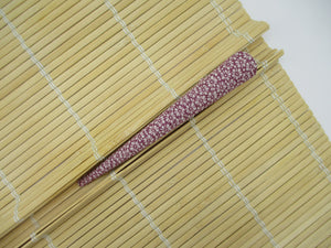 Purple Tiny Flowers Kimono Hair Clip, Long 130mm Alligator Clip, Ship from USA