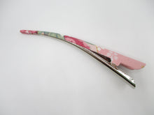 Load image into Gallery viewer, Silk Kimono Big Hair Clip, 130mm Lovely Pink Hair Claw
