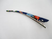 Load image into Gallery viewer, Hair Claw, Japanese Eco Friendly Silk Recycled Kimono Covered Hair Clip
