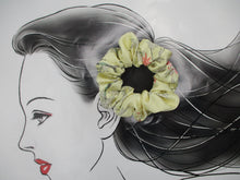 Load image into Gallery viewer, Silk Kimono Fabric, Japanese Vintage Fabric Scrunchy Ship from USA
