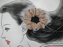 Load image into Gallery viewer, Silk Recycled Kimono Scrunchie, Ship from USA Upcycled Salmon Pink
