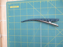 Load image into Gallery viewer, Blue Kimono Hair Clip, Minimalist Japanese Hair Claw Ship from USA
