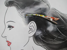 Load image into Gallery viewer, Statement Kimono Long Hair Accessory, Silk Recycled Fabric 130mm 5 1/8 inch
