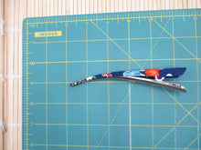 Load image into Gallery viewer, Hair Claw, Japanese Eco Friendly Silk Recycled Kimono Covered Hair Clip
