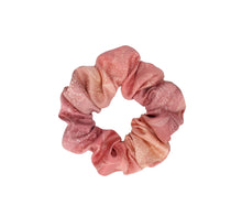 Load image into Gallery viewer, Silk Kimono Scrunchies, Japanese Hair Accessory Upcycled Handmade Sakura Pink
