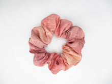 Load image into Gallery viewer, Silk Kimono Scrunchies, Japanese Hair Accessory Upcycled Handmade Sakura Pink
