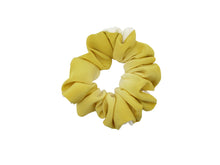 Load image into Gallery viewer, Yellow Hakkake Upcycled Vintage Silk Kimono Scrunchie Ship from USA
