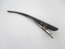 Load image into Gallery viewer, Long Kimono Claw Clip, Recycled Eco-Friendly Silk Fabric Clip 130mm
