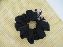 Load image into Gallery viewer, Tomesode Silk Kimono Scrunchies, Upcycled Hair Tie, Ship from USA
