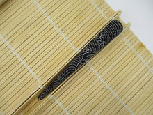 Load image into Gallery viewer, Long Kimono Claw Clip, Recycled Eco-Friendly Silk Fabric Clip 130mm
