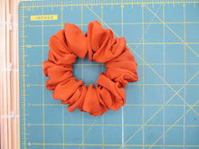Load image into Gallery viewer, Burnt Orange Solid Kimono Scrunchie Eco Friendly Ship from USA
