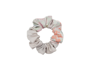 Light Pink Silk Kimono Simple Scrunchies, Upcycle Handmade