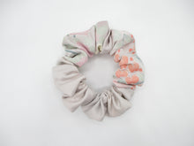 Load image into Gallery viewer, Light Pink Silk Kimono Simple Scrunchies, Upcycle Handmade

