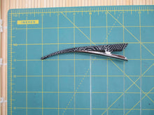 Load image into Gallery viewer, Long Kimono Claw Clip, Recycled Eco-Friendly Silk Fabric Clip 130mm
