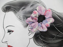 Load image into Gallery viewer, Silk Kimono Fabric, Japanese Vintage Fabric Scrunchy Ship from USA
