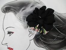 Load image into Gallery viewer, Tomesode Silk Kimono Scrunchies, Upcycled Hair Tie, Ship from USA
