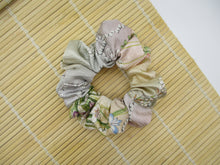 Load image into Gallery viewer, Silk Kimono Scrunchies Ship from USA Handmade Japanese Gift, Elegant
