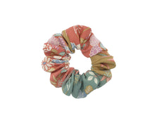 Load image into Gallery viewer, Beautiful Cihrimen Silk Kimono Scrunchies Eco Friendly Kawaii Pastel
