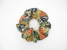 Load image into Gallery viewer, Silk Scrunchies, Wabi Sabi Floral Scrunchies, Ship from USA
