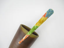 Load image into Gallery viewer, Statement Kimono Long Hair Accessory, Silk Recycled Fabric 130mm 5 1/8 inch
