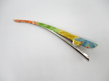 Load image into Gallery viewer, Statement Kimono Long Hair Accessory, Silk Recycled Fabric 130mm 5 1/8 inch
