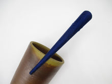 Load image into Gallery viewer, Kimono Clip, Long Metal Simple Clip, 130mm 5 1/8 inch Purplish Blue
