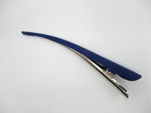 Load image into Gallery viewer, Kimono Clip, Long Metal Simple Clip, 130mm 5 1/8 inch Purplish Blue
