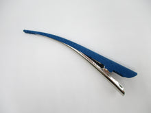 Load image into Gallery viewer, Rinzu Bright Blue Kimono Silk Fabric Long Clip Ship from USA 130mm
