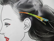 Load image into Gallery viewer, Statement Kimono Long Hair Accessory, Silk Recycled Fabric 130mm 5 1/8 inch
