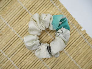Upcycled Kimono Hair Accessory, Silk Scrunchies, Ship from USA