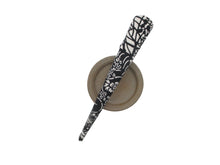 Load image into Gallery viewer, Black Kiribame Long Kimono Hair Clip, Alligator Metal Clip, Ship from USA
