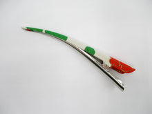 Load image into Gallery viewer, Statement Kimono Fabric Long Hair Slide
