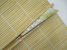 Load image into Gallery viewer, Elegant Recycled Vintage Kimono Fabric Covered 130mm Clip
