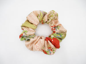 Eco Friendly Upcycled Silk Kimono Vintage Fabric Scrunchies Ship from USA