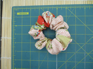 Eco Friendly Upcycled Silk Kimono Vintage Fabric Scrunchies Ship from USA
