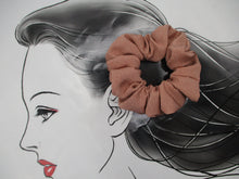 Load image into Gallery viewer, Minimalist Silk Recycled Silk Fabric Scrunchy, Kimono Scrunchies, Ship from USA
