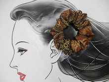 Load image into Gallery viewer, Vintage Silk Kimono Scrunchie Upcycled Eco Friendly Gift Idea
