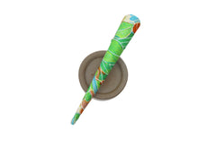 Load image into Gallery viewer, Floral Bold Hair Claw, Kimono Long Metal Hair Clip 5 1/8 inches 130mm
