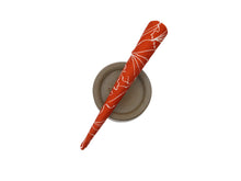 Load image into Gallery viewer, Minimalist Kimono Hair Stick, Alligator Metal Clip Burnt Orange
