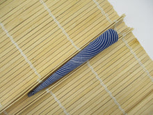 Load image into Gallery viewer, Blue White Wave Simple Kimono Clip, Ship from USA 130mm
