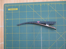 Load image into Gallery viewer, Blue Kimono Hair Clip, Minimalist Japanese Hair Claw Ship from USA
