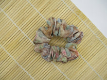 Load image into Gallery viewer, Water Color Like Wabi Sabi Silk Kimono Fabric Scrunchies, Ship from USA
