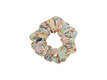 Load image into Gallery viewer, Colorful Elegant Silk Kimono Upcycled Scrunchies, Ship from USA
