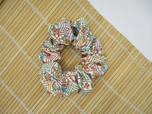 Load image into Gallery viewer, Colorful Elegant Silk Kimono Upcycled Scrunchies, Ship from USA
