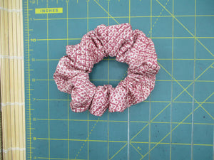 Purple Shibori Silk Kimono Fabric Scrunchies, Ship from USA