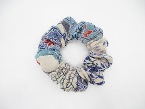 Chirimen Japanese Vintage Silk Kimono Scrunchies