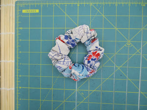 Chirimen Japanese Vintage Silk Kimono Scrunchies