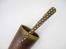 Load image into Gallery viewer, Japanese Silk Kimono Big Hair Clip, Japanese Brown Simple
