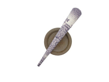 Load image into Gallery viewer, Upcycled Vintage Silk Kimono Big Hair Clip, Purple 5 1/8 inch
